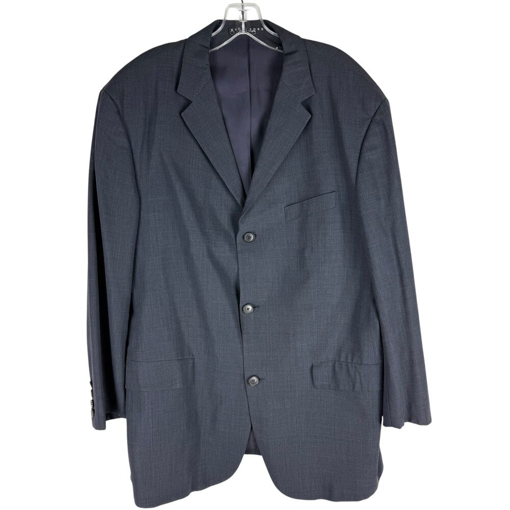 Hugo Boss Connery/Sean Loro Piana Merino Wool Navy Blazer Size 46R
